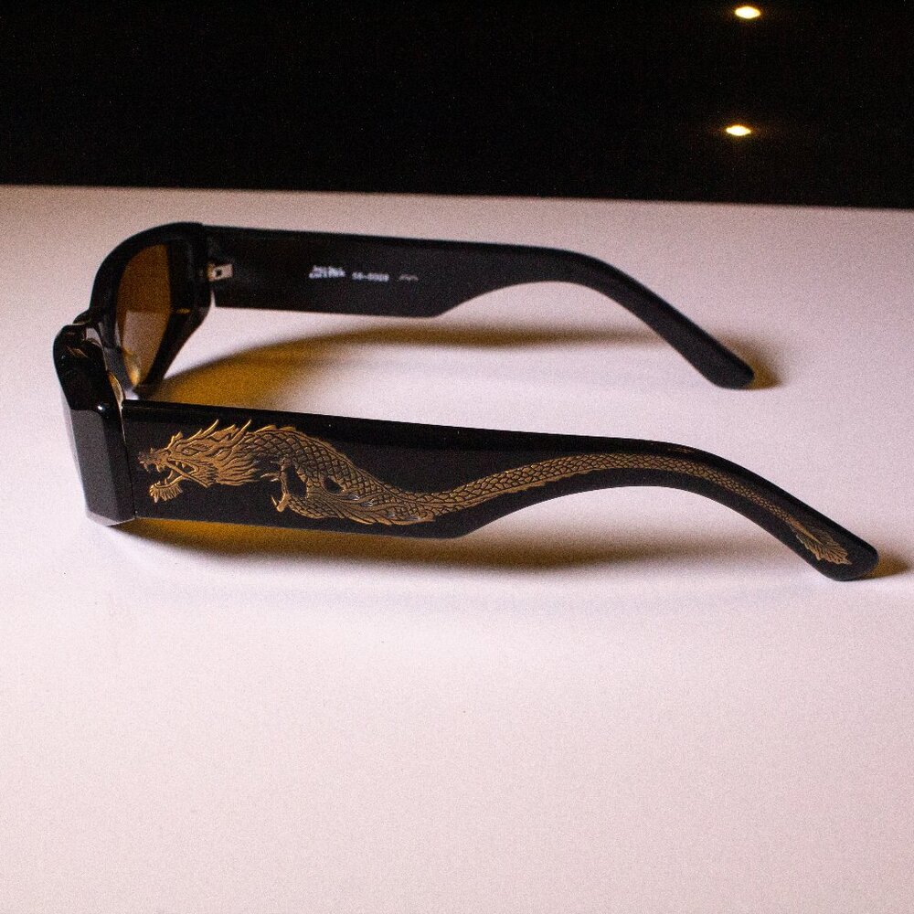 Jean Paul Gaultier Gold Dragon Sunglasses 56-0009